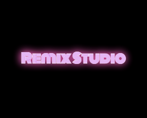 Neon Music Studio  logo design