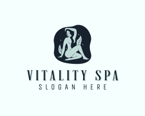 Nude Woman Waxing Logo