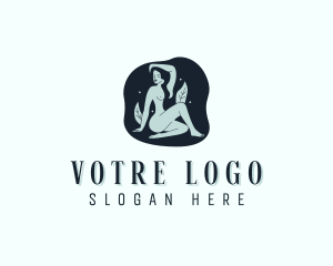 Nude Woman Waxing Logo