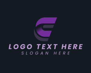 Digital Tech Studio Letter C Logo