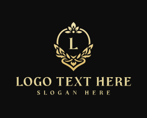 Elegant - Elegant Floral Wedding Event logo design