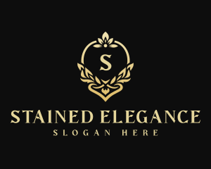 Elegant Floral Wedding Event logo design