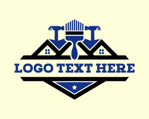 Carpentry - Roofing Hammer Carpentry logo design