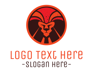 Lion - Magma Lion logo design