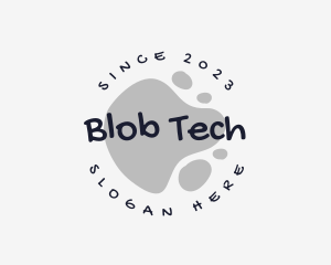 Ink Blob Graffiti logo design