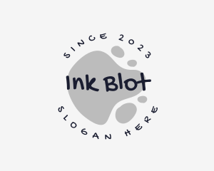 Ink Blob Graffiti logo design