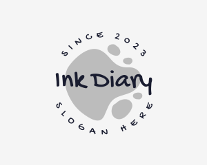 Ink Blob Graffiti logo design