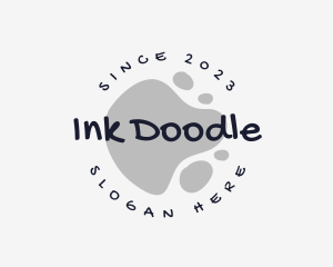 Ink Blob Graffiti logo design