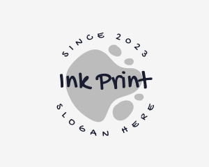 Ink Blob Graffiti logo design