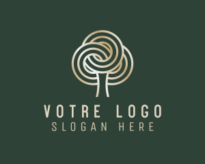 Plant - Gradient Tree Plant logo design