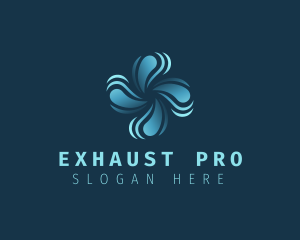 Exhaust - Air Exhaust Fan logo design