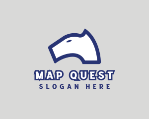 Australian Map Dog logo design