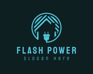 Power Charging Home logo design