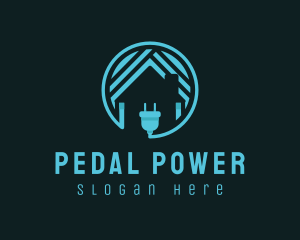 Power Charging Home logo design