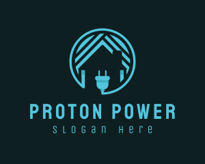 Power Charging Home logo design