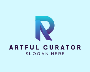 Creative Business Letter R  logo design