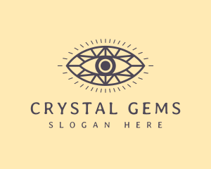 Antique Crystal Eye logo design