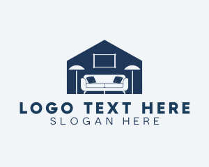 Couch Lamp Home Staging Logo