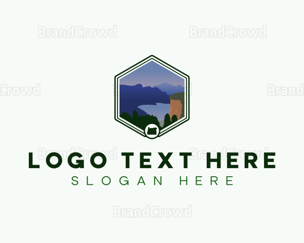 Oregon Mountain Forest Logo