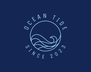 Tide - Water Surfing Wave logo design