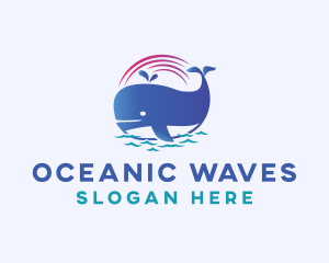 Marine - Aquatic Marine Whale logo design