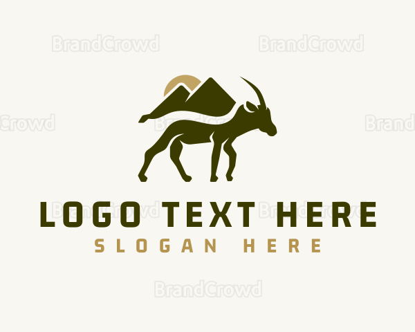 Wild Mountain Goat Logo