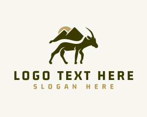 Trek - Wild Mountain Goat logo design