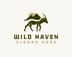 Wild Mountain Goat logo design