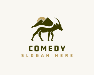 Slaughterhouse - Wild Mountain Goat logo design