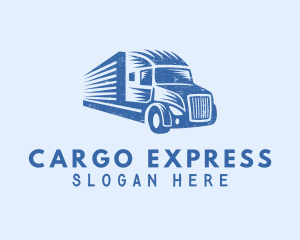 Cargo Truck Haulage logo design