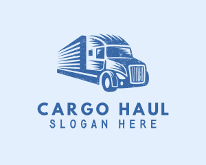 Cargo Truck Haulage logo design