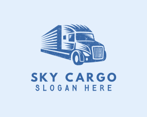 Cargo Truck Haulage logo design