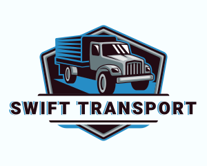 Truck Trailer Transport logo design