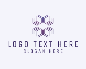 Linear - Tech Software Letter X logo design