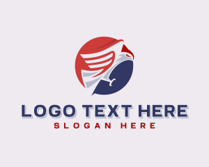 Patriotic - Eagle Air Force USA logo design