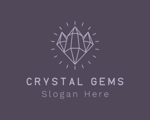 Premium Shiny Crystal  logo design