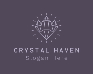 Premium Shiny Crystal  logo design