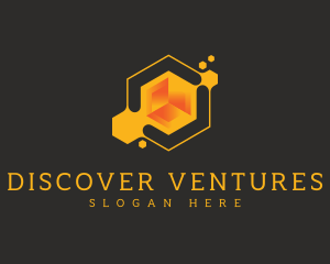 Geometric - Hexagon Cube Technology logo design