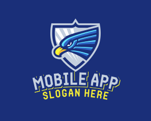 Falcon - Eagle Shield Gaming logo design