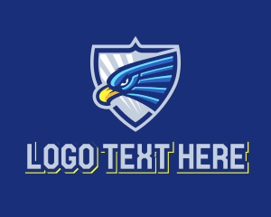 Beak - Eagle Shield Gaming Mascot logo design