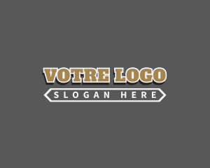 Retro Varsity Brand Logo