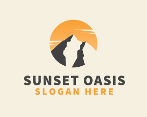 Mountain Sun Valley logo design