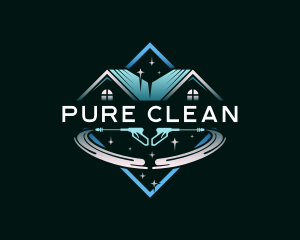 Pressure Cleaning Sanitation logo design