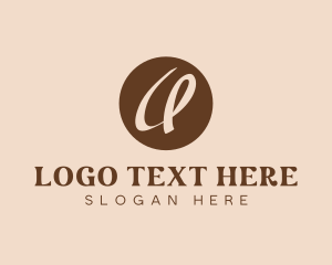 E Commerce - Generic Cursive Letter A logo design
