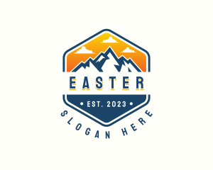 Mountain Summit Hiking Logo