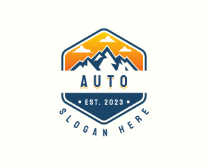 Mountain Summit Hiking Logo