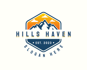 Mountain Summit Hiking logo design