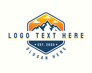 Mountain Summit Hiking Logo