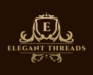 Elegant Royalty Shield  logo design