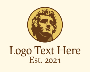 Greece - Roman Emperor Badge logo design